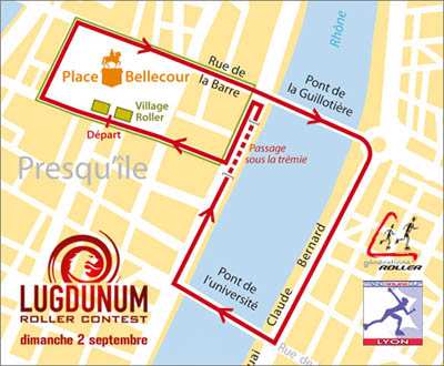 Parcours du Lugdunum Roller Contest (69)