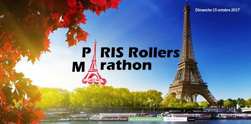 Le marathon roller de Paris aura lieu le 15 octobre 2017