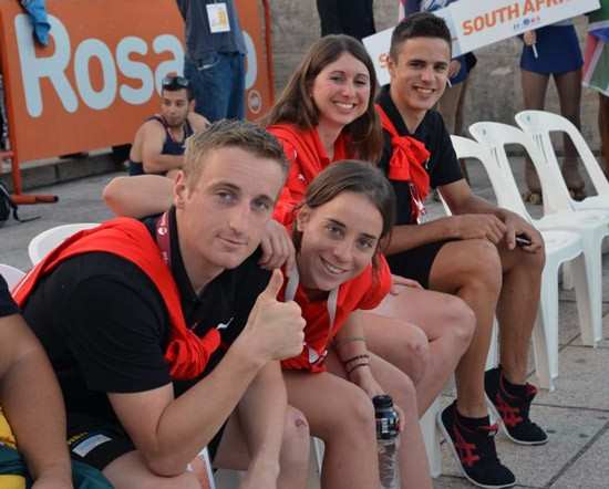 Les patineurs représentants la Suisse au mondial course 2014