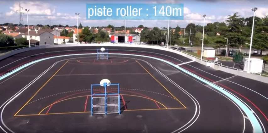 La construction de l&rsquo;anneau roller/cyclisme de Saint-Sébastien-sur-Loire en 107 secondes