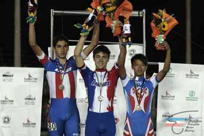 Tomy Lépine, champion du Monde roller course 2010 à Guarne !