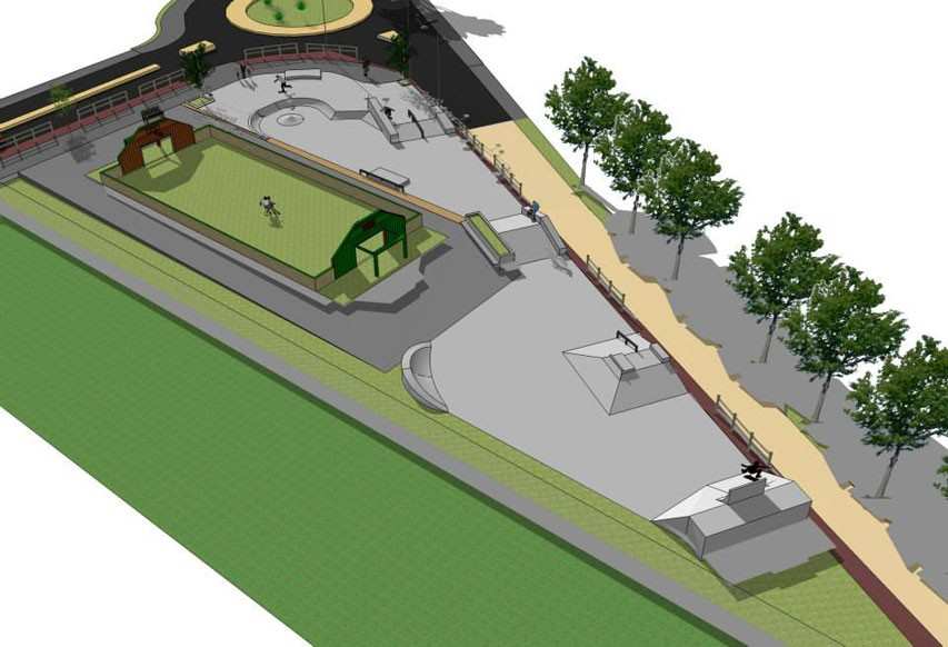 La « skate plaza » de Saint-Aunes sort de terre (34)