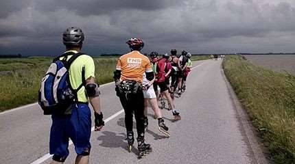 Raid roller en Italie : le 3×100 RollX 2014