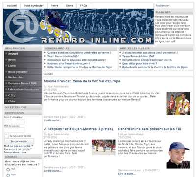 Nouveau site Renard-Inline