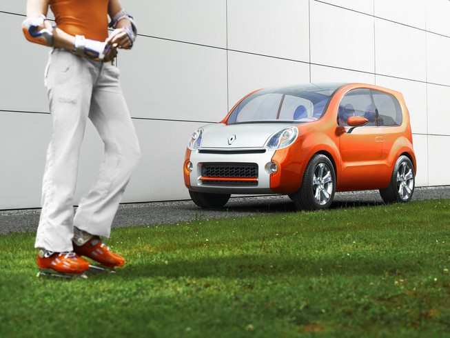 Renault : un concept car Kangoo équipé de Twister Rollerblade