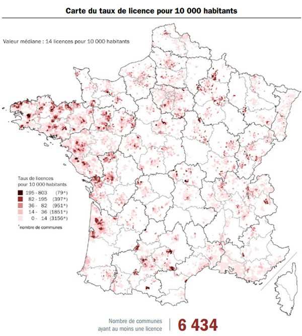 Atlas des fédérations sportives : la place du roller en France
