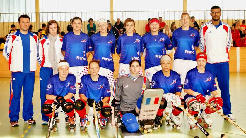 L’équipe de France femme de rink hockey au mondial 2012