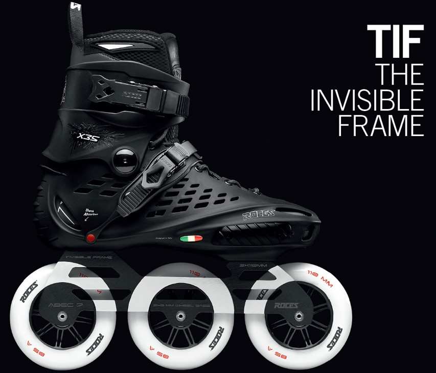 Roces X35 3&#215;110 TIF ou la platine invisible