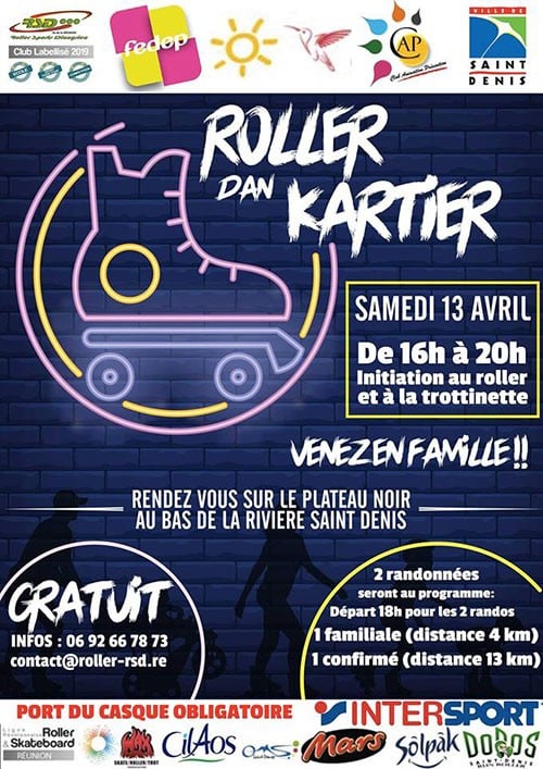 Roller Dan Kartier 2019 à Saint-Denis (La Réunion)