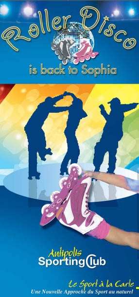 Roller disco à l' »Antipolis Sporting Club »