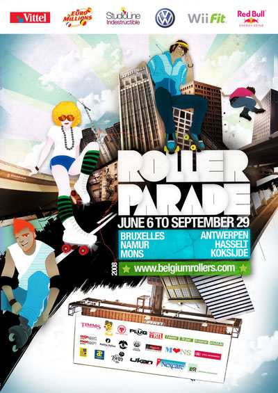 Reprise des Roller Parade Summer Tour (Belgique)