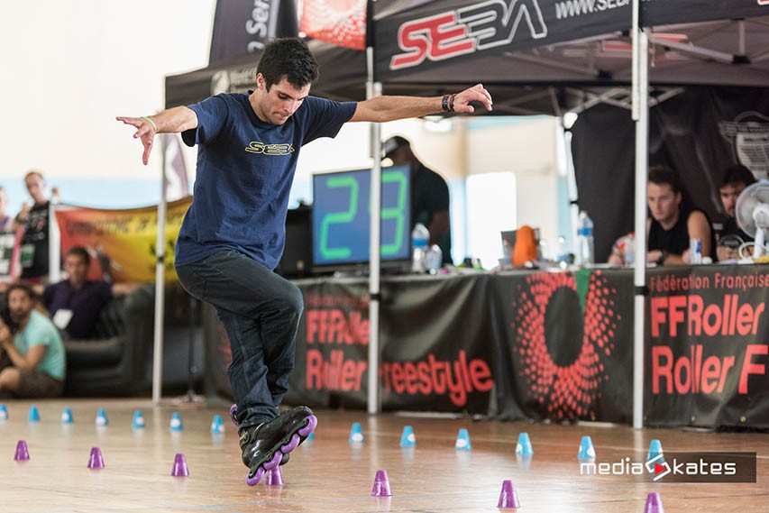 Classement du battle au championnat de France de roller Slalom 2015