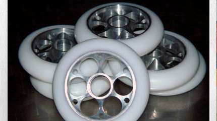 Test des roues P.S.I aluminium 100 mm