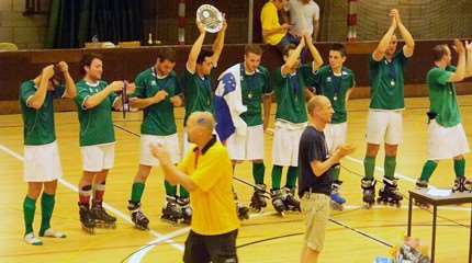 Samo Bajec, champion d&rsquo;Europe de Roller Soccer 2011 (Slovénie)