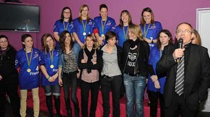 Les françaises championnes du Monde rink hockey 2012 à l&rsquo;honneur