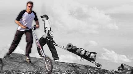 Les solutions de portage pour le raid roller longue distance