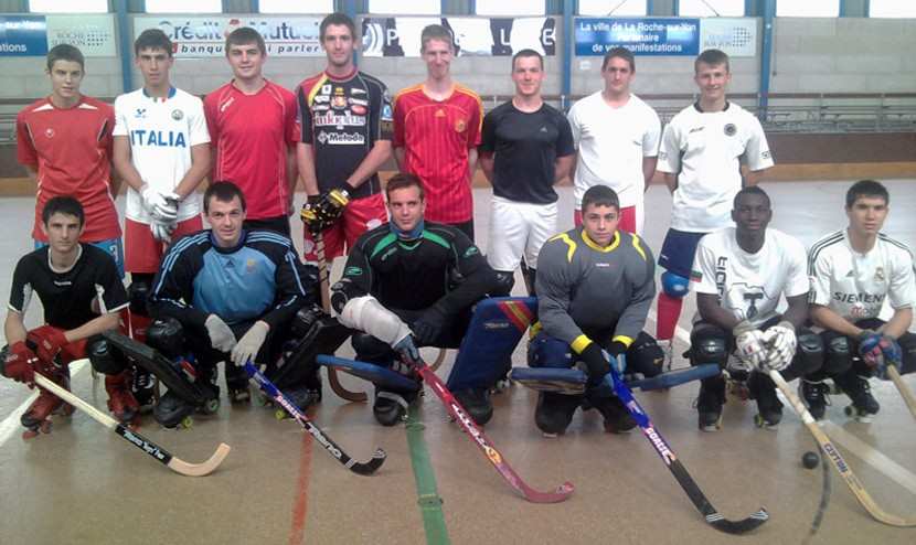Premier stage de la saison 2011 pour l’équipe de France U20 de rink hockey à la Roche-sur-Yon (85)