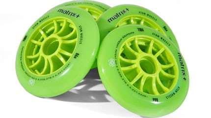 Test des roues roller course Atom Matrix Plus 110 mm 86A