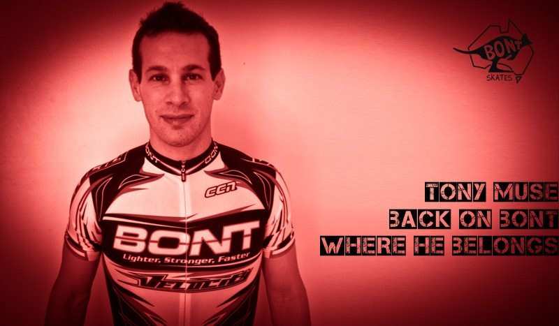 Tony Muse roulera pour Bont en 2012