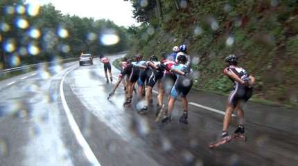 Transroller 2013 : de Pontarlier à Mouthe avec les pelotons de tête
