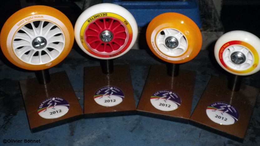 Les Trophées de la finale du Challenge Rhône-Alpes de Roller