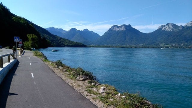La voie verte autour du lac d&rsquo;Annecy en roller (74)